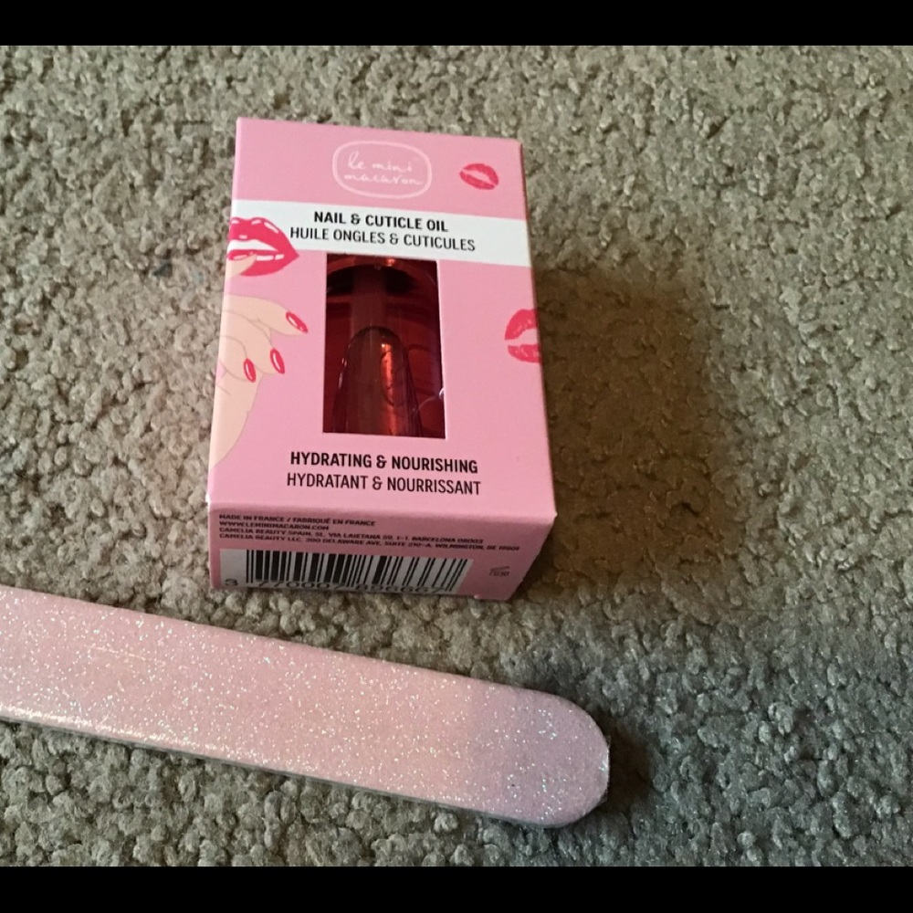 6/$25 | Rosé Kiss - Nail & Cuticle Oil + Nail File